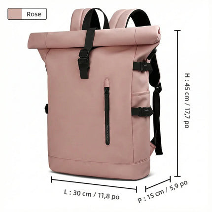 Sac à Dos Imperméable Extensible 20-27L - USB & Ordinateur 15.6