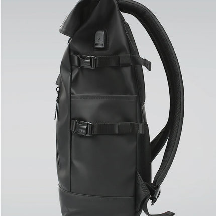 Sac à Dos Imperméable Extensible 20-27L - USB & Ordinateur 15.6" - Roll-Top Anti-Pluie