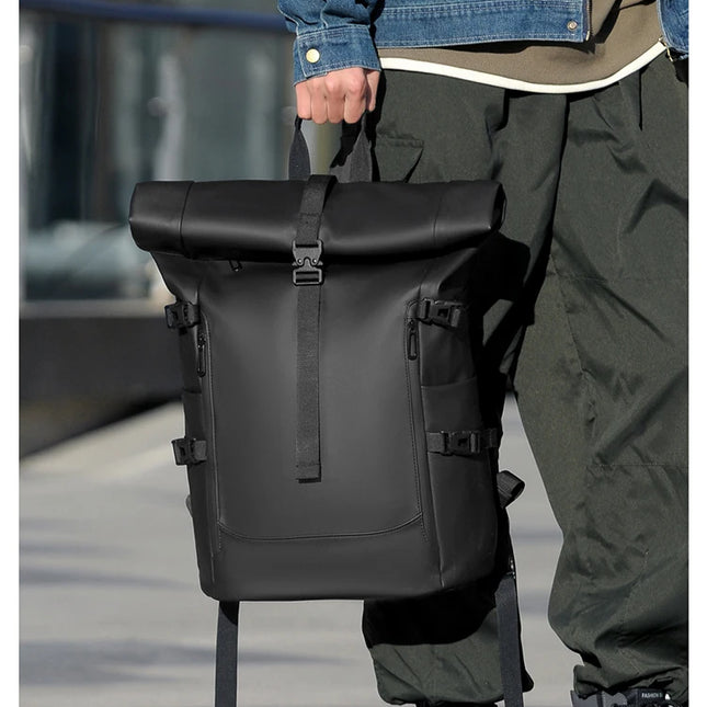 Sac à Dos Étanche 25L Homme - Randonnée & Voyage - Fermeture Roll Top - PVC Renforcé