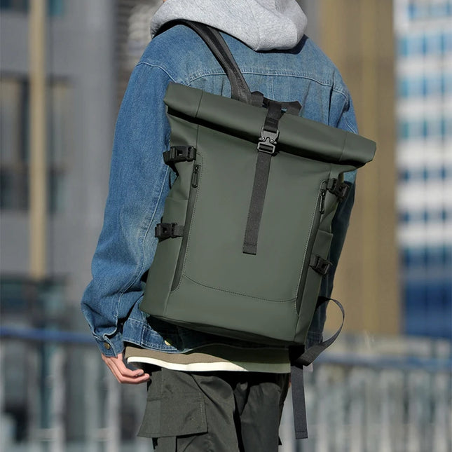 Sac à Dos Étanche 25L Homme - Randonnée & Voyage - Fermeture Roll Top - PVC Renforcé