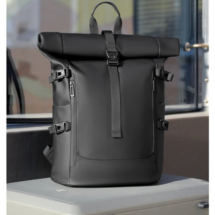 Sac à Dos Étanche 25L Homme - Randonnée & Voyage - Fermeture Roll Top - PVC Renforcé