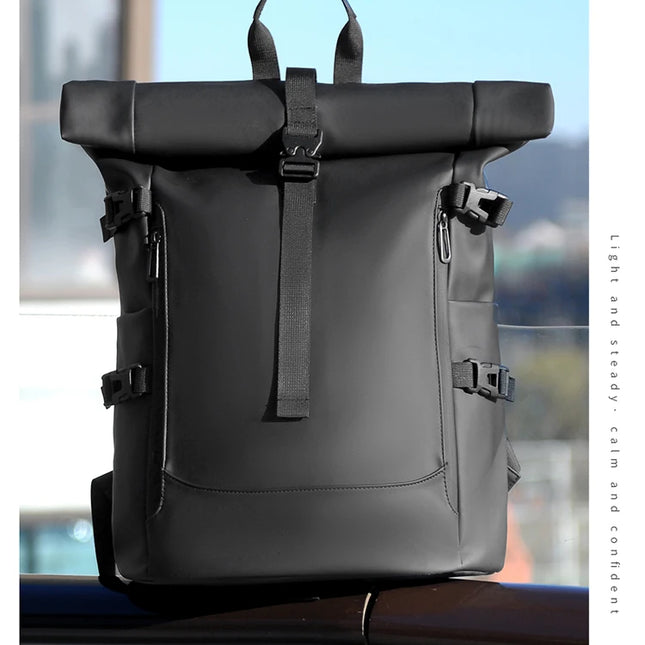 Sac à Dos Étanche 25L Homme - Randonnée & Voyage - Fermeture Roll Top - PVC Renforcé